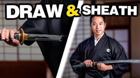 How To Draw And Sheath A Katana With LetsaskShogo YouTube