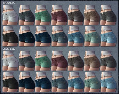 Easy Jeans Shorts For Genesis And Personal Use License Daz