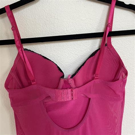 Cute Hot Pink Lingerie Dress W Cute Lace Details Depop