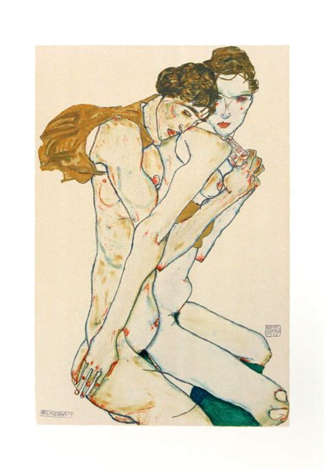 Egon Schiele Erotic Drawings Friendship Artebonito