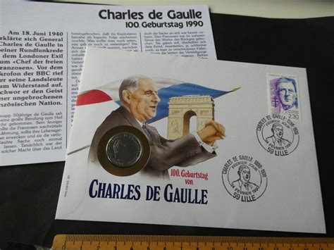 Frankreich Franc De Gaulle Unzirkuliert M Nzbrief Kaufen