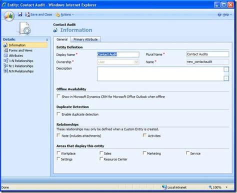 Use Workflow To Configure Business Data Auditing In Microsoft Dynamics Crm 4 0 Microsoft