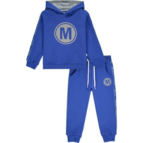 Mitch And Son Boys Royal Blue Scotlandtracksuit