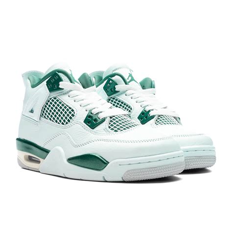 Air Jordan 4 Retro (GS) 'Oxidized Green' - White/Oxidized Green/White ...