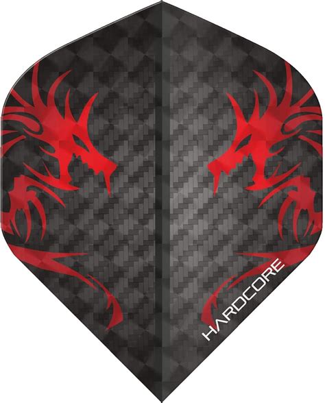 RED DRAGON Hardcore 2D Holographic Dragon Dart Flights 3 Sets 9