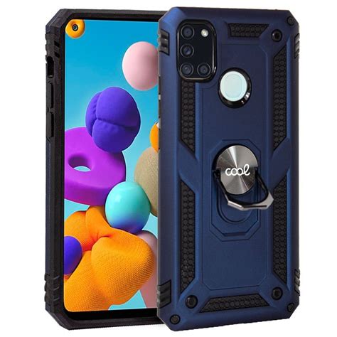 Cool Funda Hard Azul Con Anilla Para Samsung A Galaxy A S