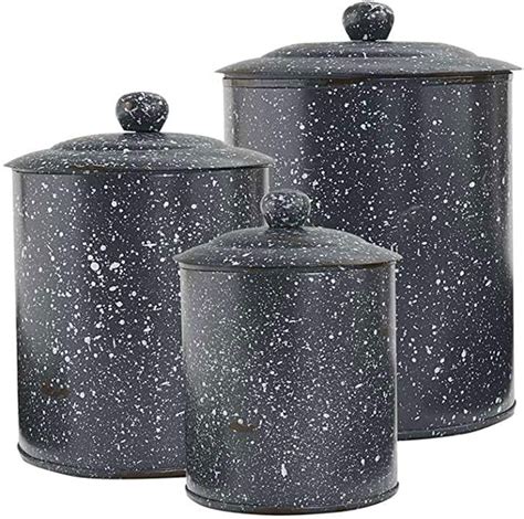 Park Designs Granite Enamelware Canisters Set Gray | Canister sets ...