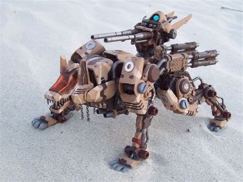 Captivating Custom Zoid Model HMM Command Wolf