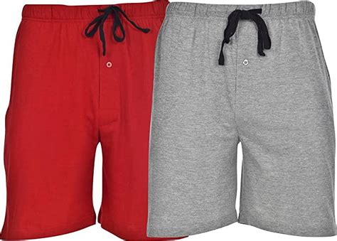 Hanes Mens Big And Tall 2 Pack Elastic Waistband Cotton Lounge Shorts