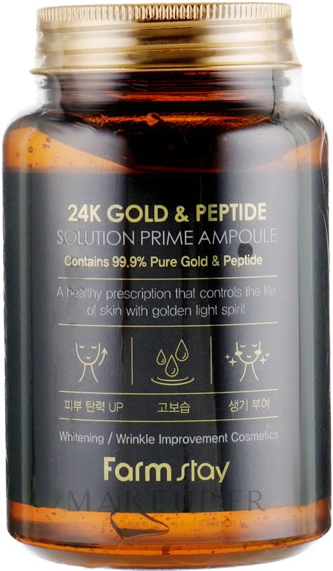 Sérum ampoule à l or 24 carats et aux peptides pour visage FarmStay