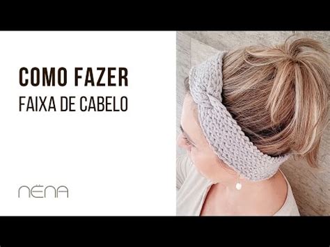 Como Fazer Faixa De Cabelo Youtube