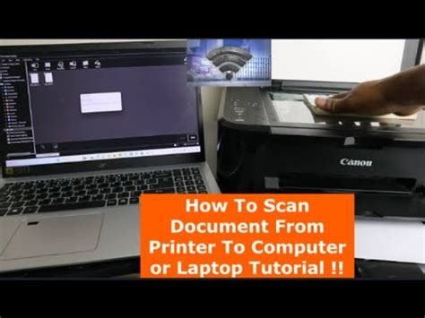 How To Scan Document From Printer To Computer Or Laptop Tutorial