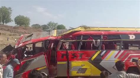 Khargone Bus Accident की आंखों देखी 50 फीट की ऊंचाई से नदी में गिरी बस जिसने भी देखा वो सहम