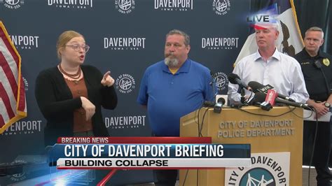 Watch Press Conference About Collapsed Davenport Building On Thursday