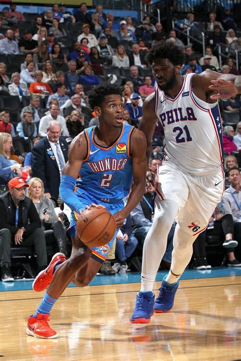 Photos: Thunder vs. 76ers | Oklahoma city thunder, Thunder vs, Thunder ...