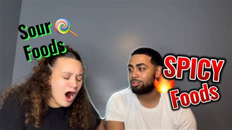 Spicy Vs Sour Challenge Youtube