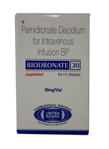 Biodronate 30 Mg Pamidronate Disodium Injection Prescription 1 Vial