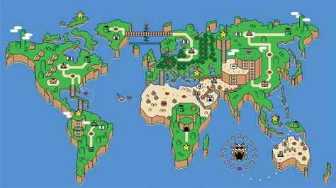 Super Mario World Map Uhd 4k Wallpaper Pixelz 4140 Hot Sex Picture