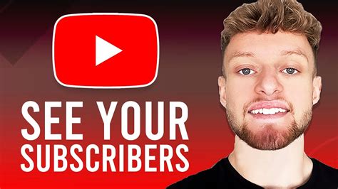 How To See Your Subscribers On YouTube Easy YouTube