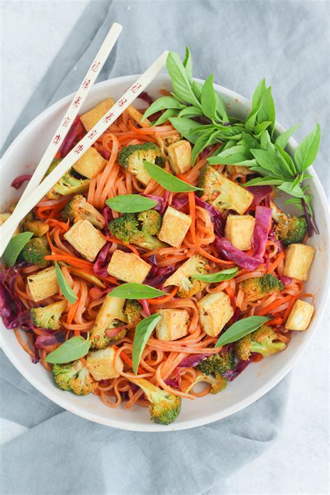 Vegan Pad Thai With Crispy Fried Tofu Zen Spice