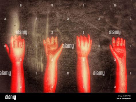Zombie Hands Reaching Up