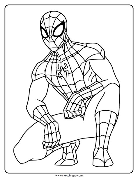 Spider-Man Coloring Pages – Sketch Repo