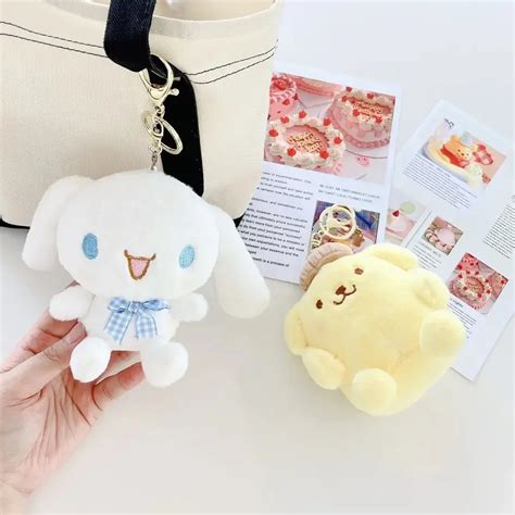 Wholesale My Melody And Kuromi Sanrio Plushie Plush Toys Keychain Cute ...