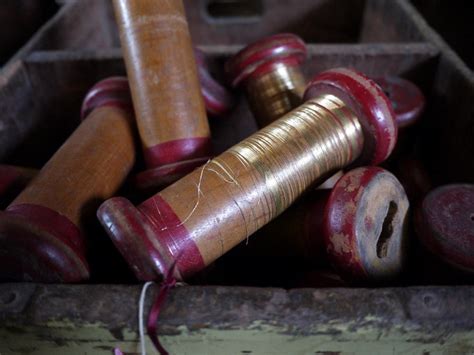 Vintage Wooden Bobbins Elements I Love