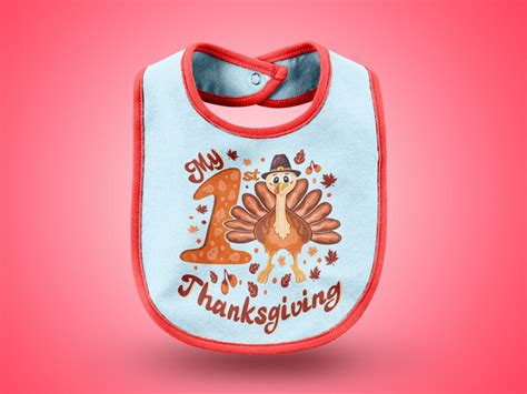 My First Thanksgiving Svg Babys First Thanksgiving Turkey Face Svg