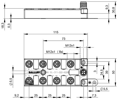 Bni00af Bni Iol 311 002 K006 Io Link传感器执行器集线器 Balluff China