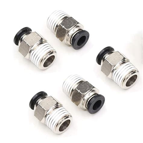 Buy 14 Push To Connect Fittings Ceker 14 Npt Air Fittings 14 Inch