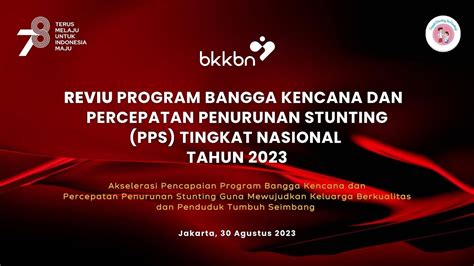 Reviu Program Bangga Kencana Dan Percepatan Penurunan Stunting Pps