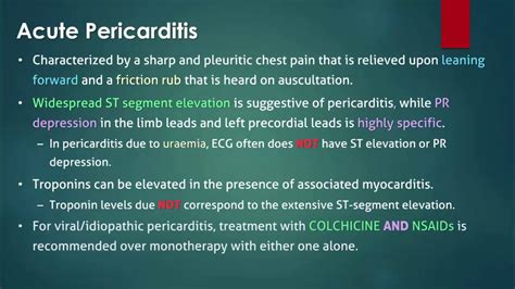 Pericarditis Symptoms