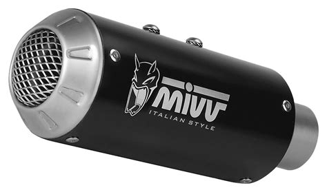 MIVV Impianti Di Scarico Mivv MK 3 Acciaio Inox Naturale Opaco O Nero