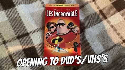 Opening To The Incredibles Les Incroyables 2005 Vhs Canadian French