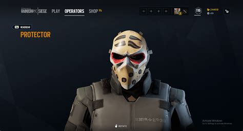 New Legendary Vigil Headgear Rrainbow6