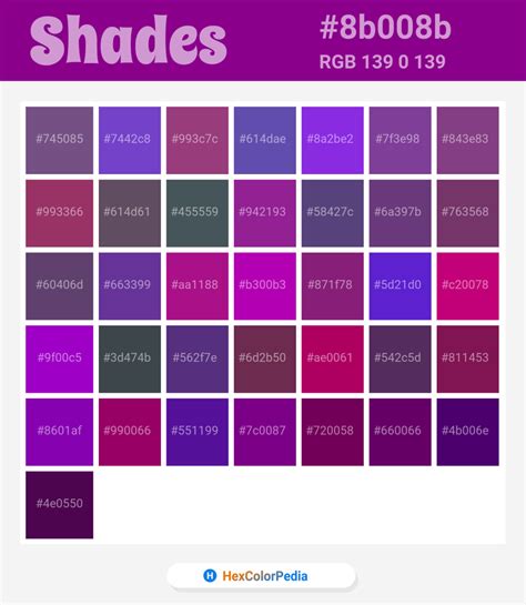 Dark Magenta Color Code