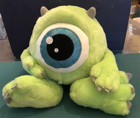 DISNEY STORE MONSTERS Inc Pixar MIKE WAZOWSKI Plush Stuffed Toy 23 56