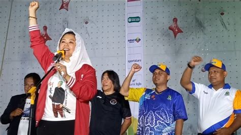 Hadir Di Penutupan Kejurnas Panjat Tebing Yenny Wahid Terima Kasih