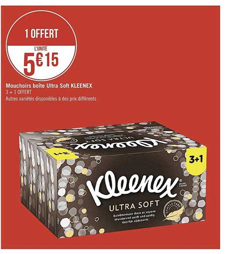 Promo Mouchoirs Bo Te Ultra Soft Kleenex Chez Spar Icatalogue Fr