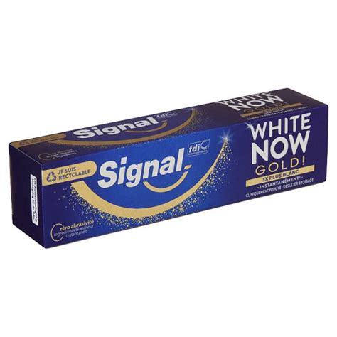 Signal White Now Gold Toothpaste Ml Tesco Groceries