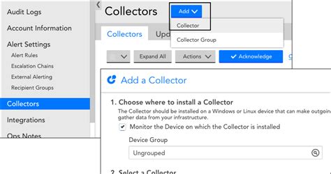 Installing Collectors LogicMonitor