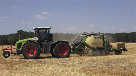 CLAAS XERION 4200 Mit KRONE BiGPACK 1290 BaleCollect Am