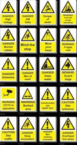 Aluminium Danger Safety Signs Shape Rectangular And Square At Best