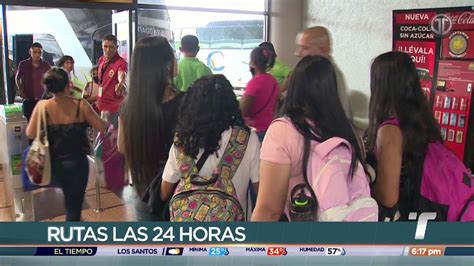 Cientos De Pasajeros Llegan A La Terminal De Transporte De Albrook Para