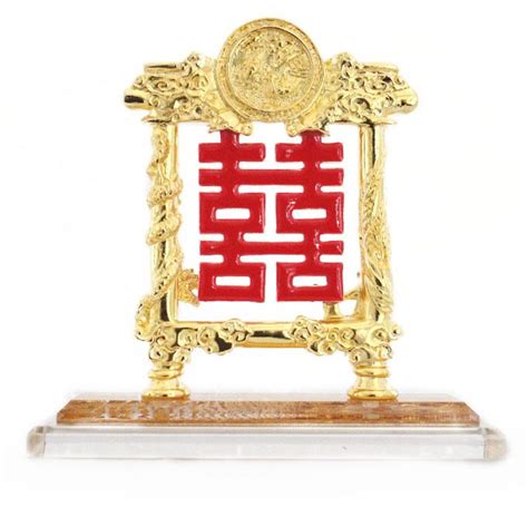 Feng Shui Double Happiness Plaque For Love And Marriage Luck Feng