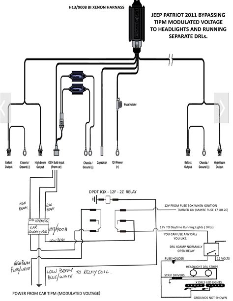 Can You Bypass The 2011 Jeep Patriot Power From The Car In A Retrofitted Hid Harness Jeep