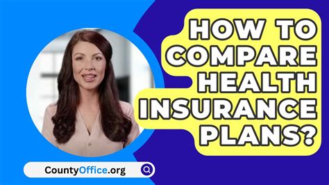 How To Compare Health Insurance Plans Countyoffice Org Youtube