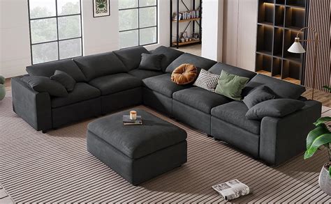 Amazon Kevinplus Large Sectional Sofa Couch Cloud Sofa Couch