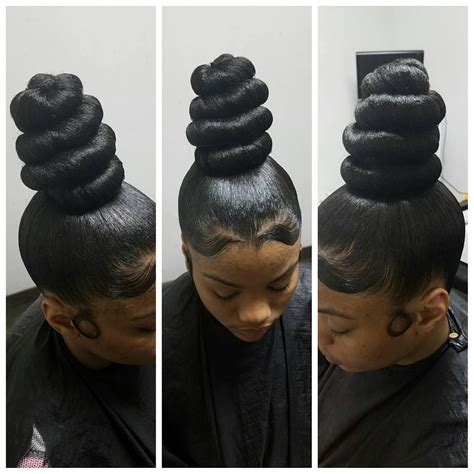 Pin By Brian Kramer On Ninja Buns Ninja Bun Bun Updo Hair Updos